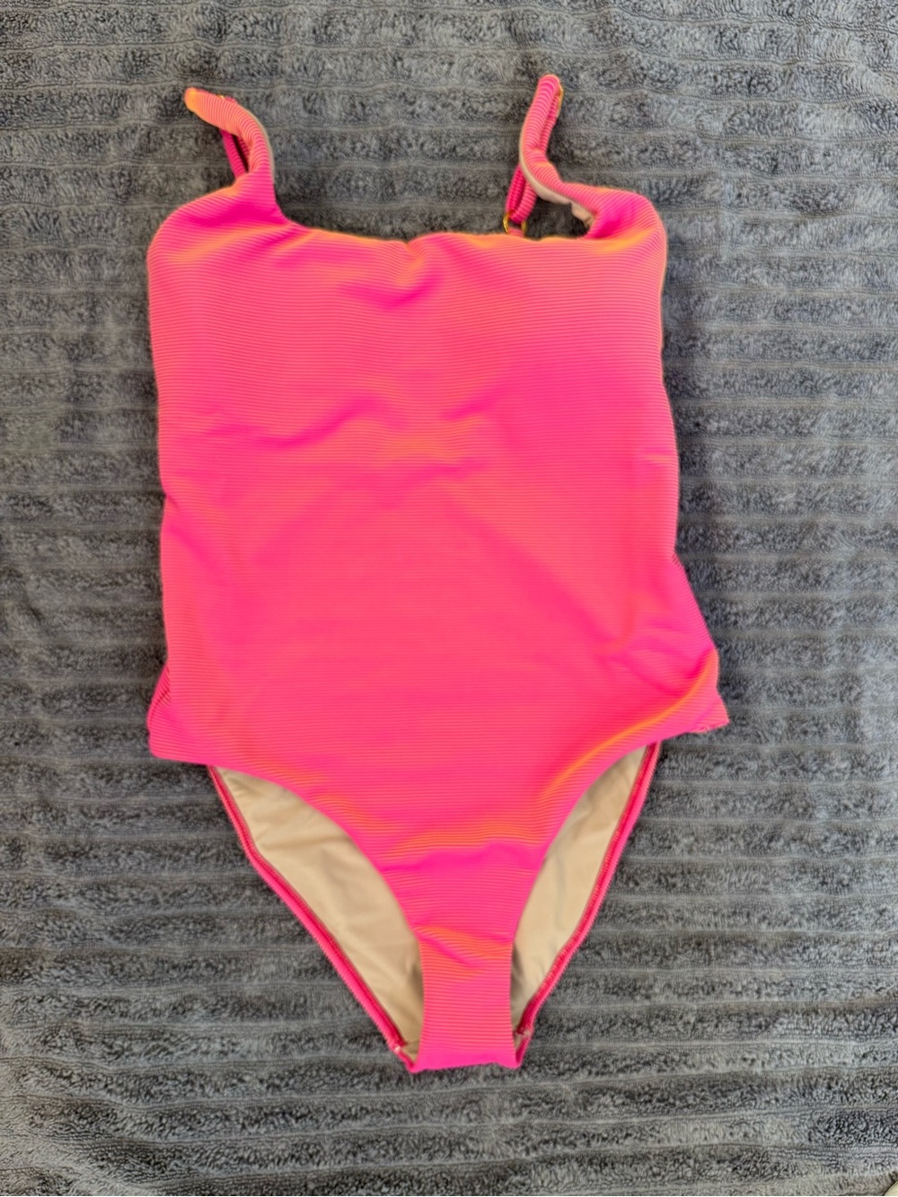 PQ Pink and Orange One Piece Swim Suit